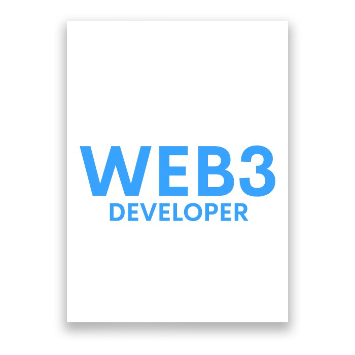 WEB3 Crypto Developer NFT Internet3.0 DeFi Metaverse Web3.0 Poster