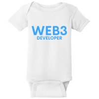 WEB3 Crypto Developer NFT Internet3.0 DeFi Metaverse Web3.0 Baby Bodysuit