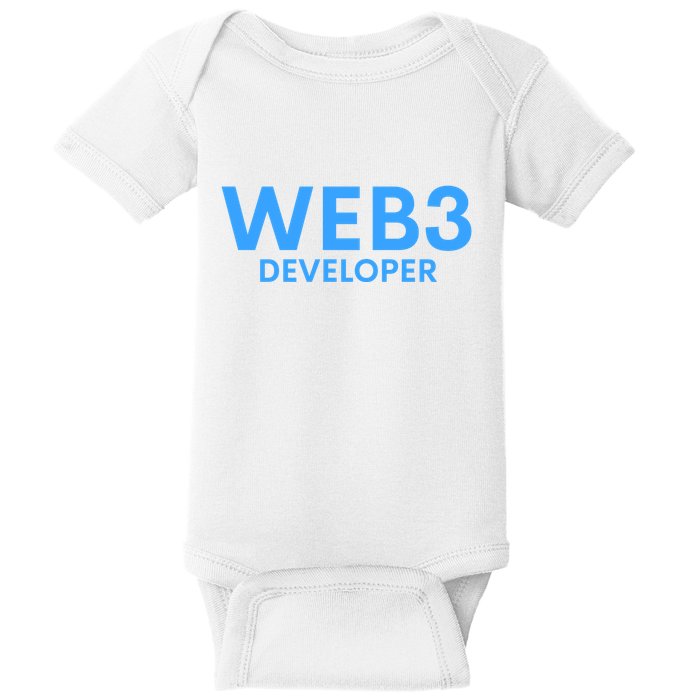 WEB3 Crypto Developer NFT Internet3.0 DeFi Metaverse Web3.0 Baby Bodysuit