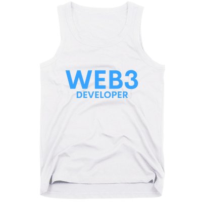 WEB3 Crypto Developer NFT Internet3.0 DeFi Metaverse Web3.0 Tank Top