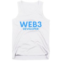 WEB3 Crypto Developer NFT Internet3.0 DeFi Metaverse Web3.0 Tank Top