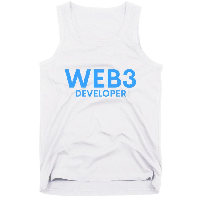 WEB3 Crypto Developer NFT Internet3.0 DeFi Metaverse Web3.0 Tank Top