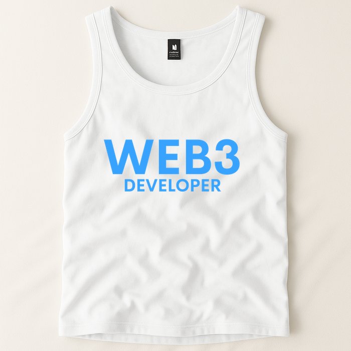 WEB3 Crypto Developer NFT Internet3.0 DeFi Metaverse Web3.0 Tank Top