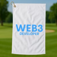 WEB3 Crypto Developer NFT Internet3.0 DeFi Metaverse Web3.0 Golf Towel