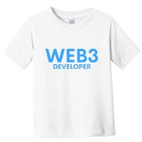 WEB3 Crypto Developer NFT Internet3.0 DeFi Metaverse Web3.0 Toddler T-Shirt