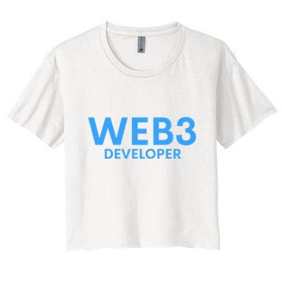 WEB3 Crypto Developer NFT Internet3.0 DeFi Metaverse Web3.0 Crop Top