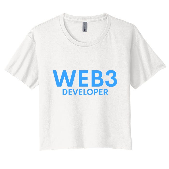 WEB3 Crypto Developer NFT Internet3.0 DeFi Metaverse Web3.0 Crop Top