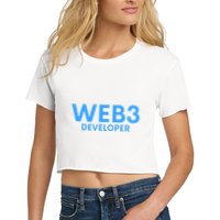 WEB3 Crypto Developer NFT Internet3.0 DeFi Metaverse Web3.0 Crop Top