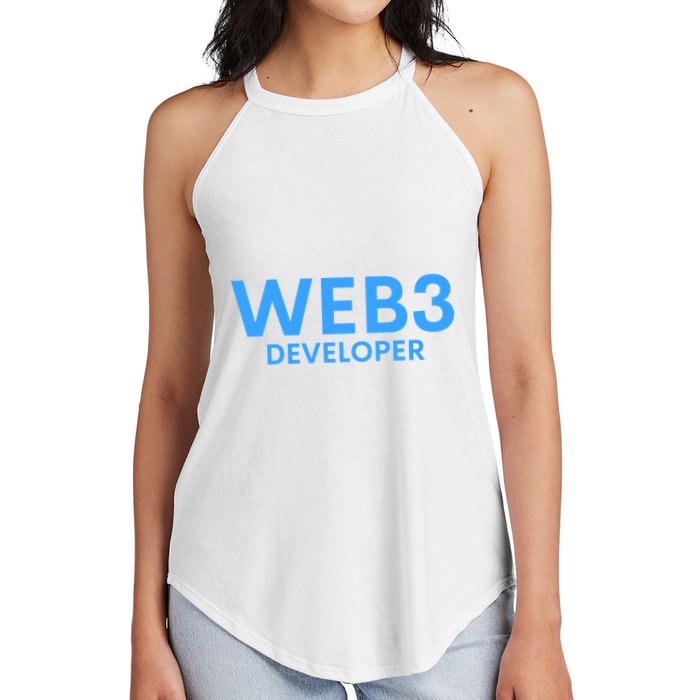 WEB3 Crypto Developer NFT Internet3.0 DeFi Metaverse Web3.0 Women's Perfect Tri Rocker Tank