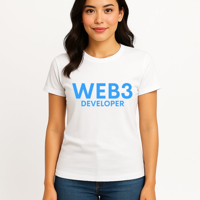 WEB3 Crypto Developer NFT Internet3.0 DeFi Metaverse Web3.0 Womens T-Shirt
