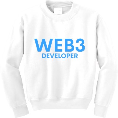 WEB3 Crypto Developer NFT Internet3.0 DeFi Metaverse Web3.0 Kids Sweatshirt