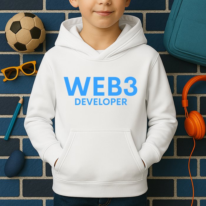 WEB3 Crypto Developer NFT Internet3.0 DeFi Metaverse Web3.0 Kids Hoodie