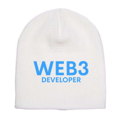 WEB3 Crypto Developer NFT Internet3.0 DeFi Metaverse Web3.0 Short Acrylic Beanie