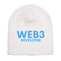 WEB3 Crypto Developer NFT Internet3.0 DeFi Metaverse Web3.0 Short Acrylic Beanie