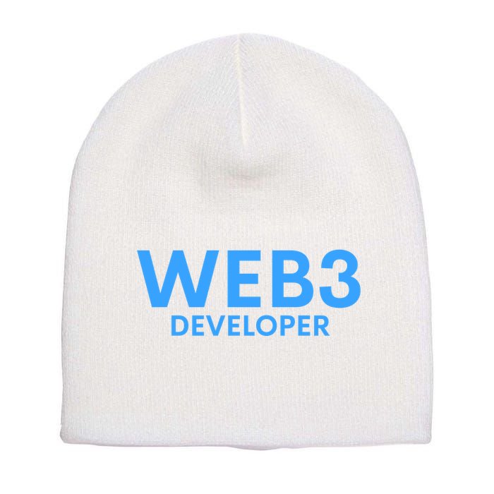 WEB3 Crypto Developer NFT Internet3.0 DeFi Metaverse Web3.0 Short Acrylic Beanie
