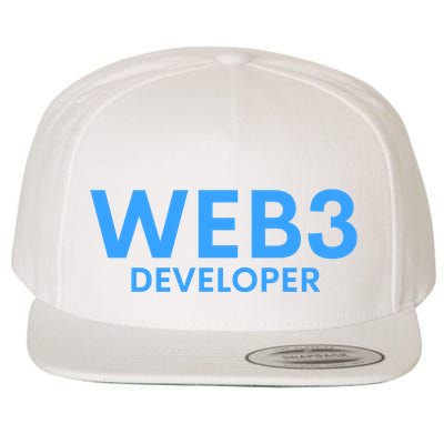 WEB3 Crypto Developer NFT Internet3.0 DeFi Metaverse Web3.0 Wool Snapback Cap