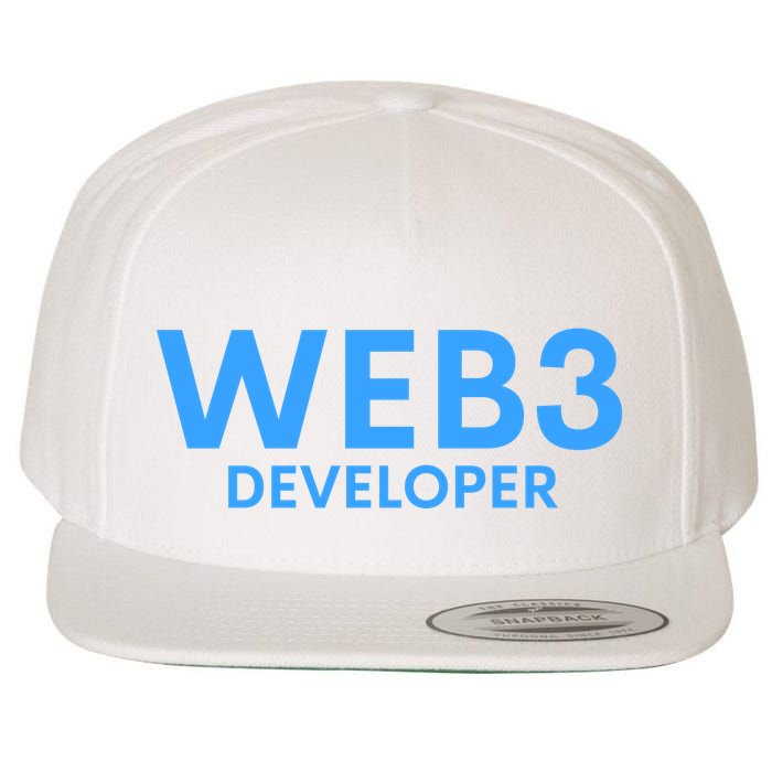 WEB3 Crypto Developer NFT Internet3.0 DeFi Metaverse Web3.0 Wool Snapback Cap
