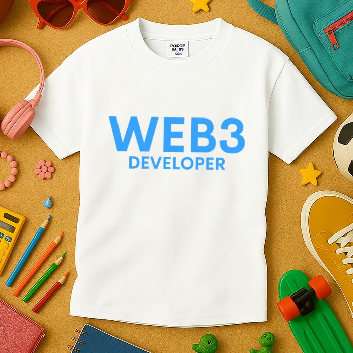 WEB3 Crypto Developer NFT Internet3.0 DeFi Metaverse Web3.0 Kids T-Shirt
