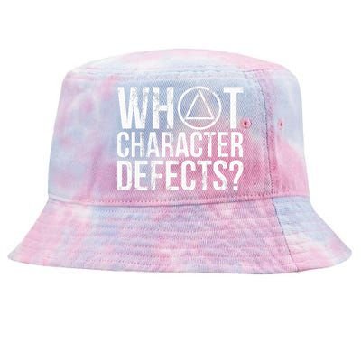 What Character Defects Funny Alcoholics Anonymous Tie-Dyed Bucket Hat