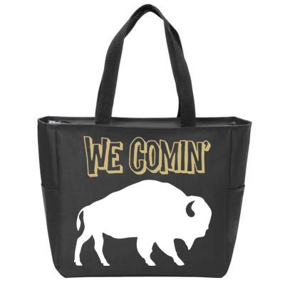 We Comin Deion Sanders Buffaloes Coach Prime Zip Tote Bag