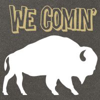 We Comin Deion Sanders Buffaloes Coach Prime Cotton Canvas Backpack