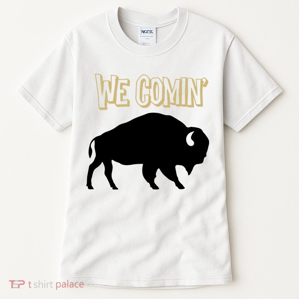 We Comin Deion Sanders Buffaloes Coach Prime Tall T-Shirt