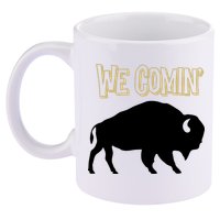 We Comin Deion Sanders Buffaloes Coach Prime 11oz C Handle Ceramic Mug