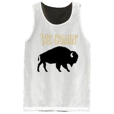 We Comin Deion Sanders Buffaloes Coach Prime Mesh Reversible Basketball Jersey Tank