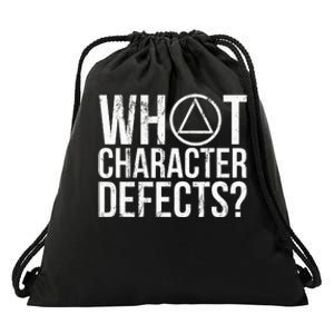 What Character Defects Alcoholics Anonymous Drawstring Bag