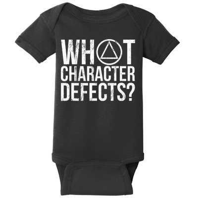 What Character Defects Alcoholics Anonymous Baby Bodysuit