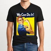We Can Do It! V-Neck T-Shirt