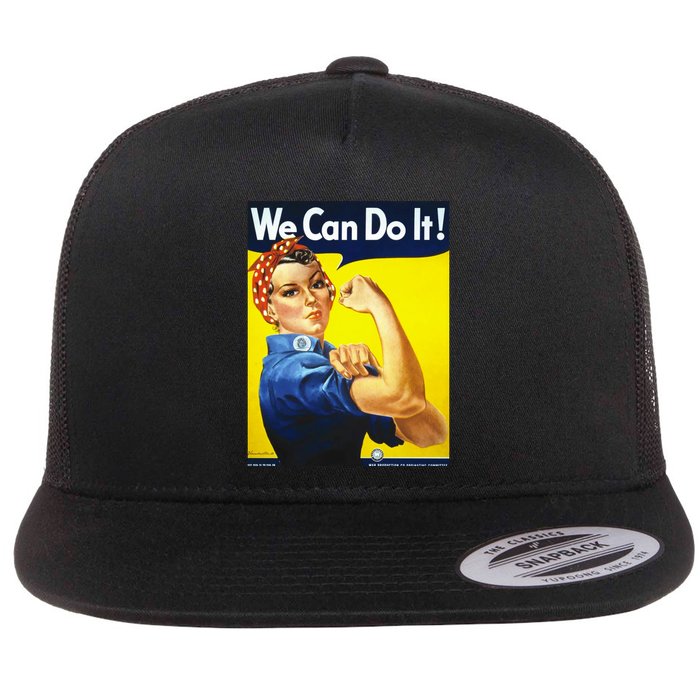 We Can Do It! Flat Bill Trucker Hat