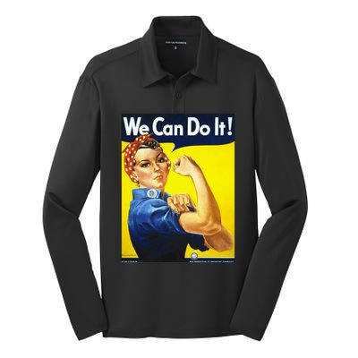 We Can Do It! Silk Touch Performance Long Sleeve Polo