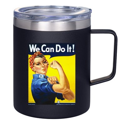 We Can Do It! 12oz Stainless Steel Coffee Mug