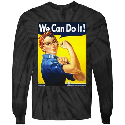 We Can Do It! Tie-Dye Long Sleeve Shirt