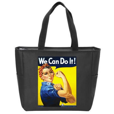 We Can Do It! Zip Tote Bag