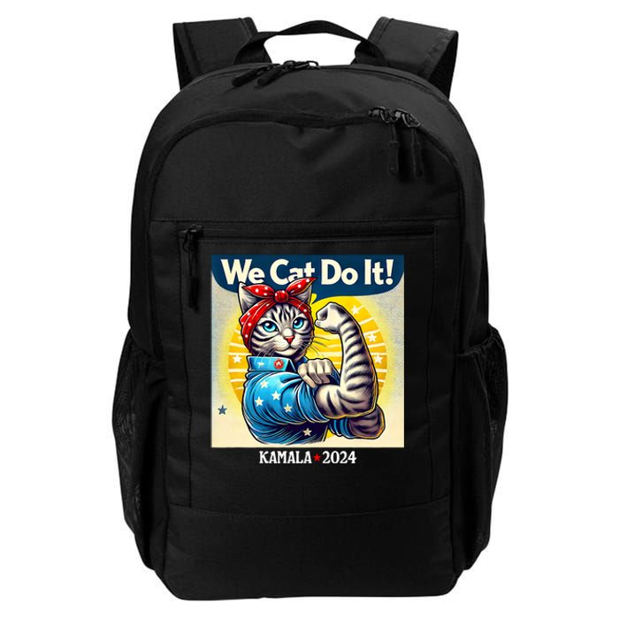 We Cat Do It Kamala Harris Supporter Childless Cat Ladies Daily Commute Backpack