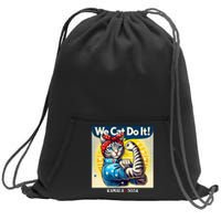 We Cat Do It Kamala Harris Supporter Childless Cat Ladies Sweatshirt Cinch Pack Bag