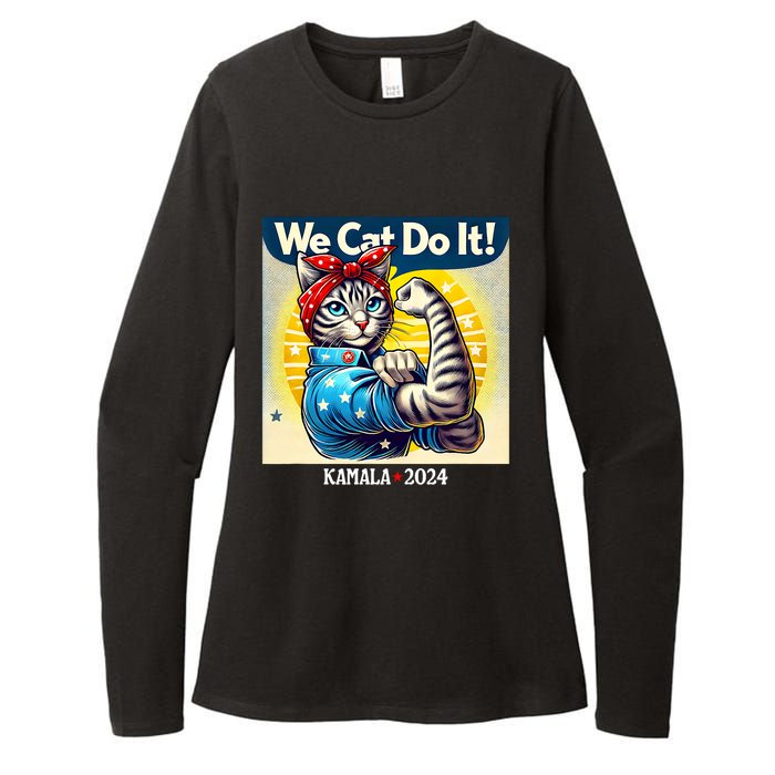 We Cat Do It Kamala Harris Supporter Childless Cat Ladies Womens CVC Long Sleeve Shirt