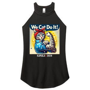 We Cat Do It Kamala Harris Supporter Childless Cat Ladies Women's Perfect Tri Rocker Tank