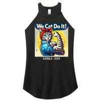 We Cat Do It Kamala Harris Supporter Childless Cat Ladies Women's Perfect Tri Rocker Tank