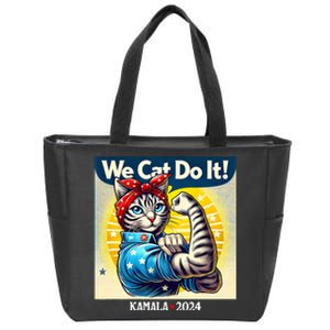 We Cat Do It Kamala Harris Supporter Childless Cat Ladies Zip Tote Bag