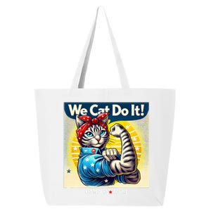 We Cat Do It Kamala Harris Supporter Childless Cat Ladies 25L Jumbo Tote