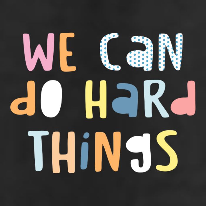 We Can Do Hard Things Motivational Quote Trucker Hat