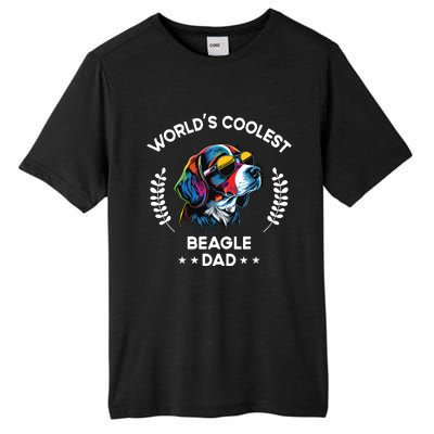 Worlds Coolest Dog Dad Papa Men Beagle Tall Fusion ChromaSoft Performance T-Shirt