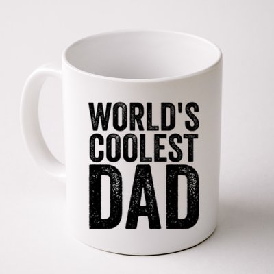 Worlds Coolest Dad Fathers Day Fatherhood Gift Coffee Mug