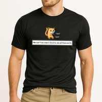 We Cant Expect God To Do All The Work Cat Click Click Performance Shirt