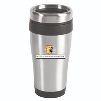 We Cant Expect God To Do All The Work Cat Click Click 16oz Travel Tumbler