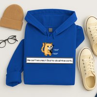 We Cant Expect God To Do All The Work Cat Click Click Hoodie