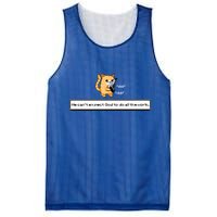 We Cant Expect God To Do All The Work Cat Click Click Mesh Reversible Basketball Jersey Tank
